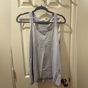Lululemon swiftly Tank Top size 10 light blue